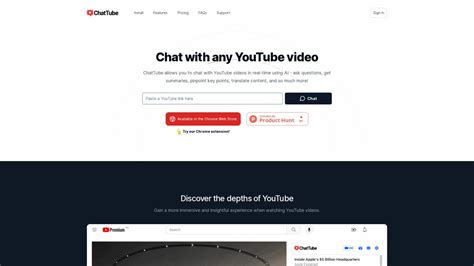 chartube.com|Chat with Youtube videos and PDF documents using AI.